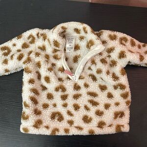 Carters sweatshirt half zip 3 month